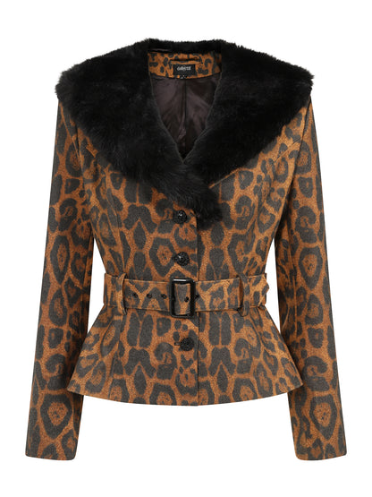 Molly Leopard Print Jacket