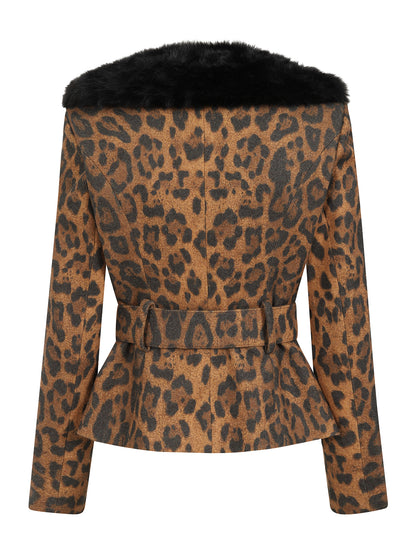 Molly Leopard Print Jacket