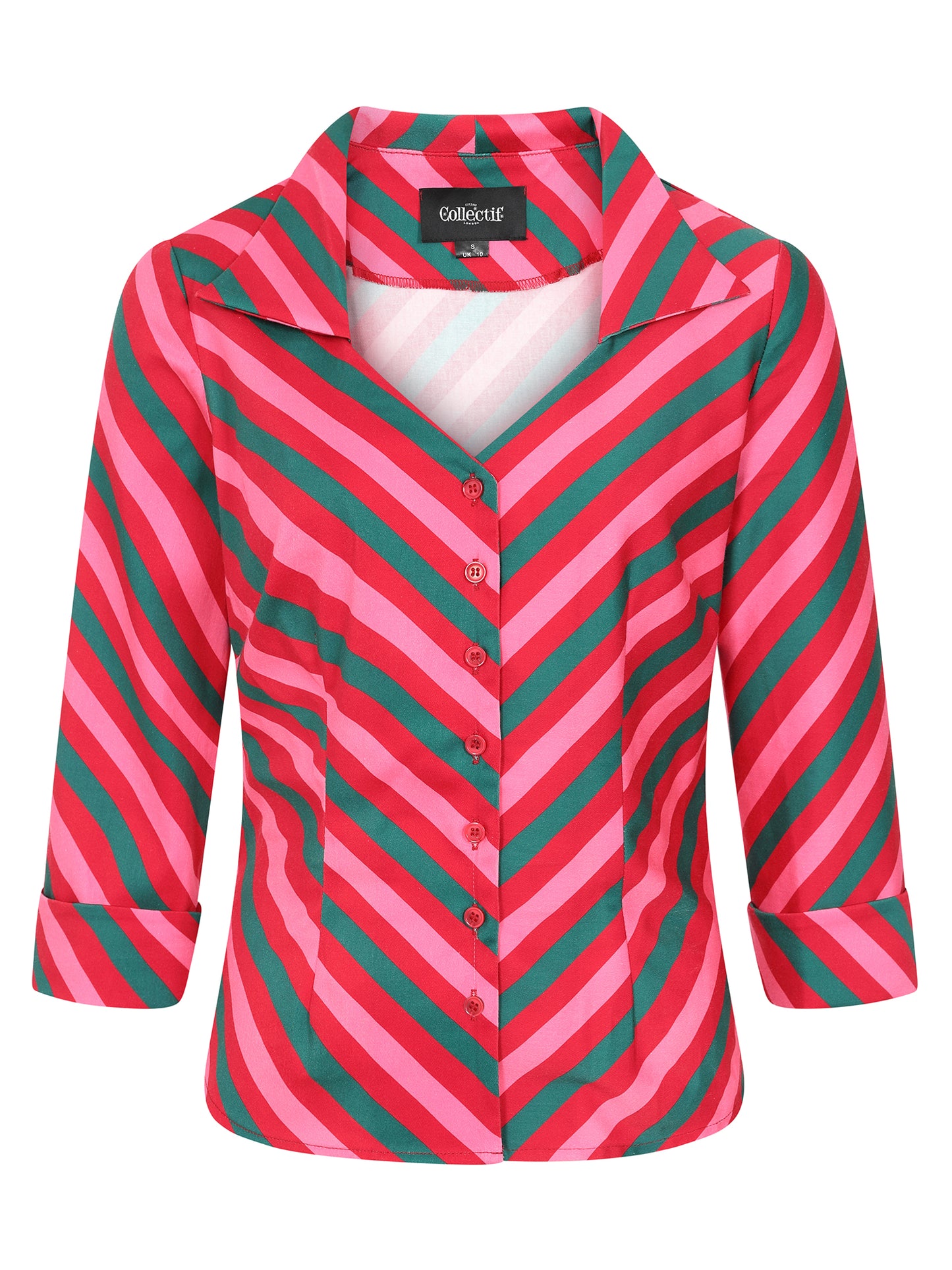 Mona Berry Stripe Shirt