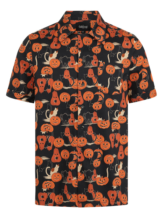 Oscar Pumpkins And Cats Shirt