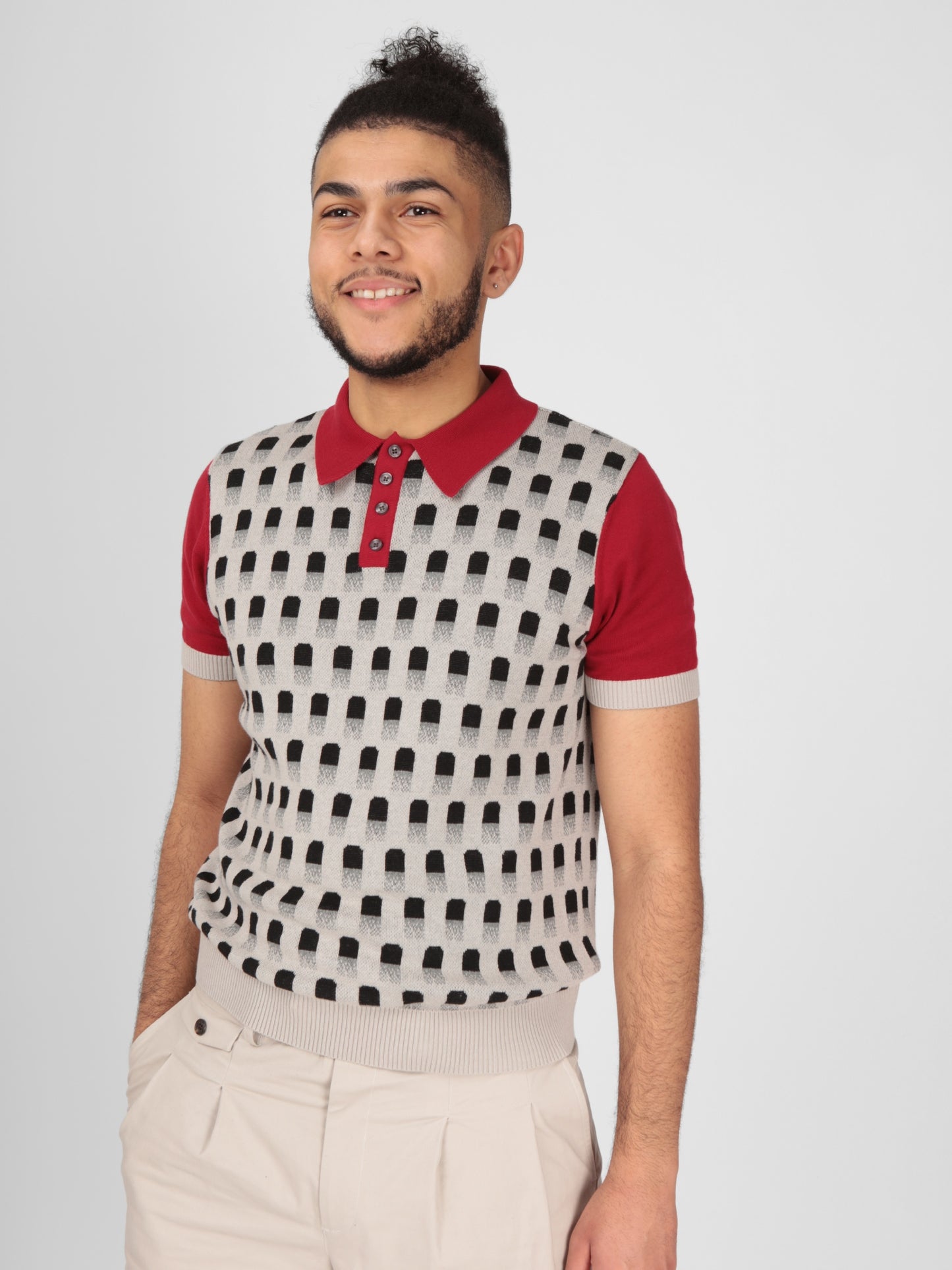 Pablo Romford Knitted Polo Shirt