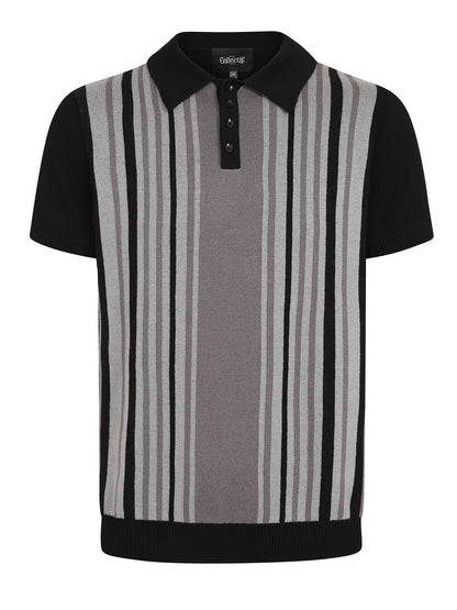 Pablo Striped Knitted Polo