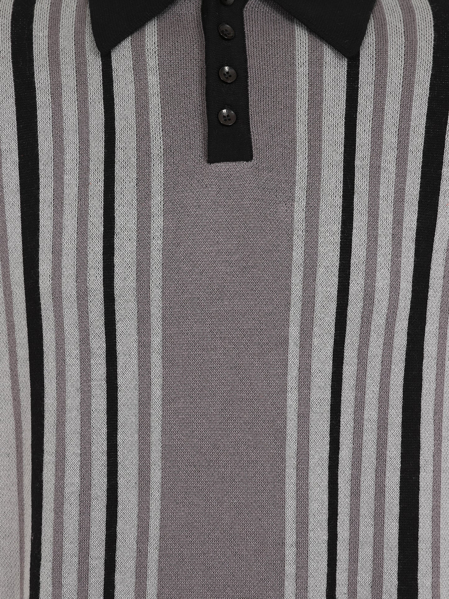 Pablo Striped Knitted Polo