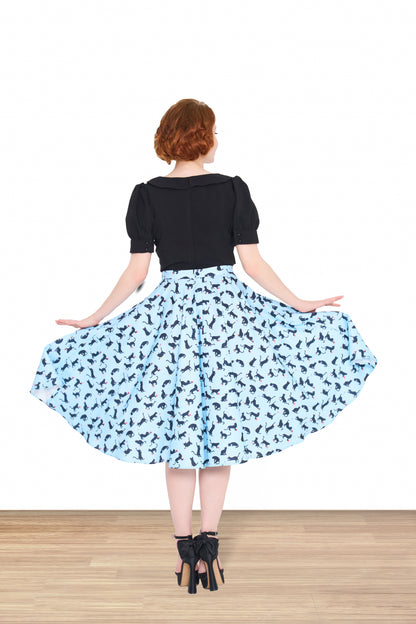 Peggy Sue Cat Skirt