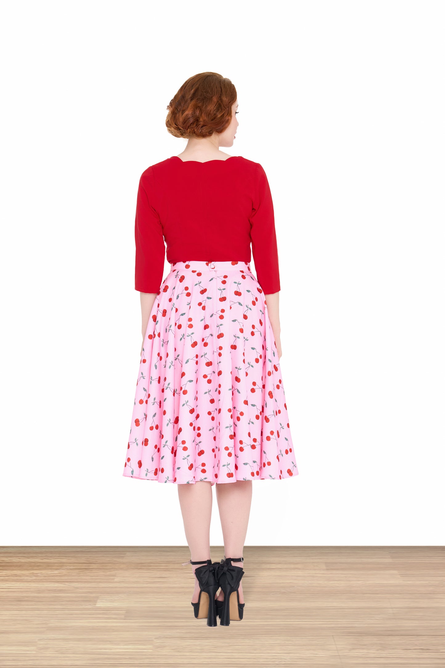 Peggy Sue Cherry Skirt