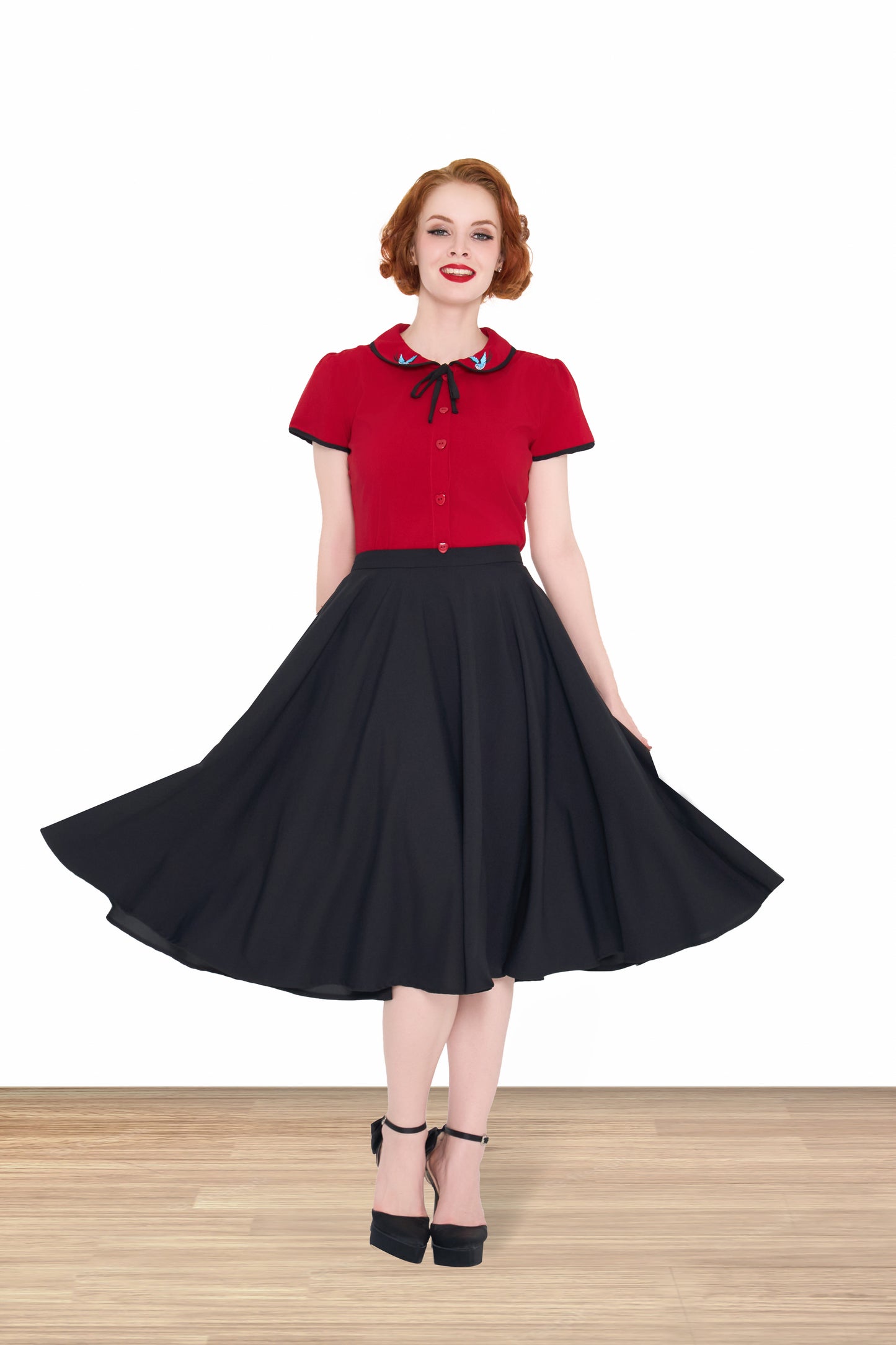 Peggy Sue Skirt Black