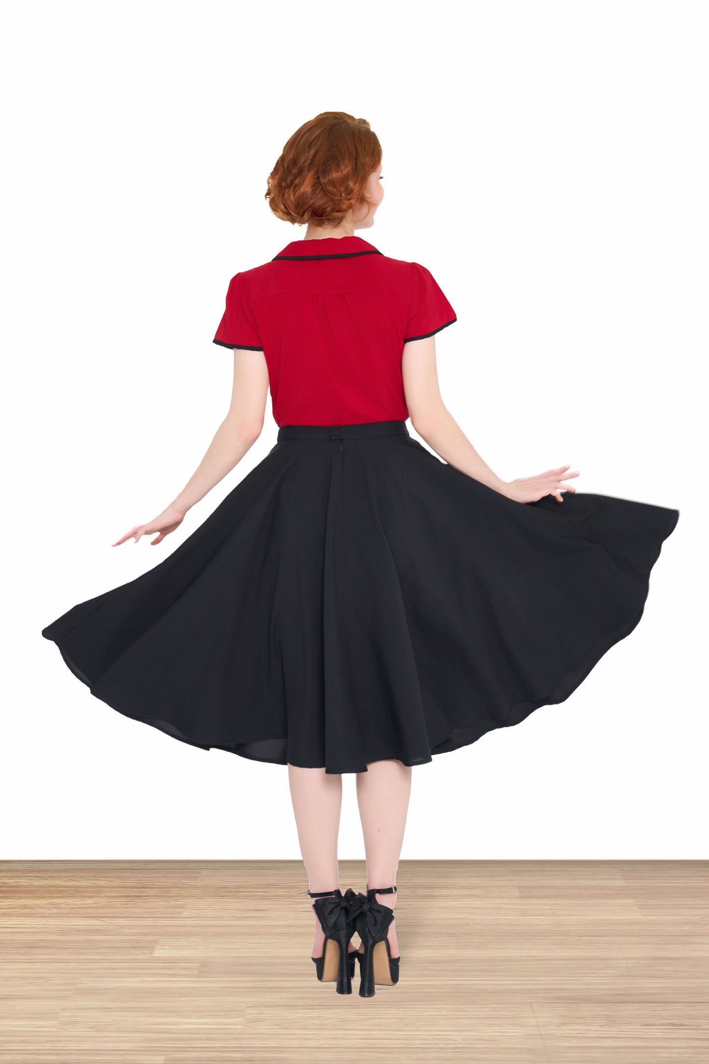 Peggy Sue Skirt Black