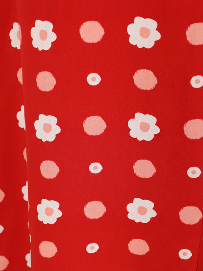 Poppy Polka Floral Dress