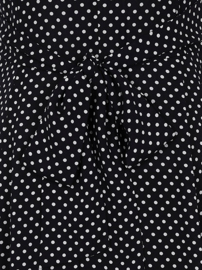 Riley Mini Polka Flared Dress