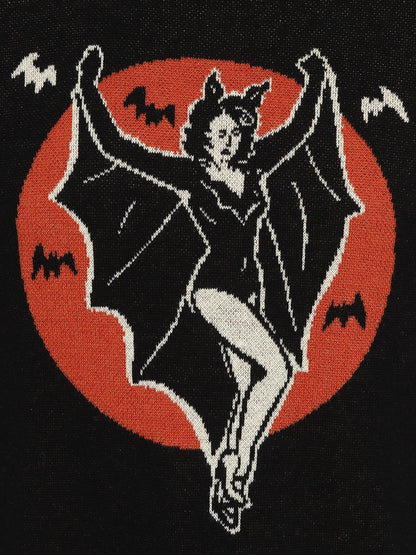 Scott Bat Pinup Knitted Top