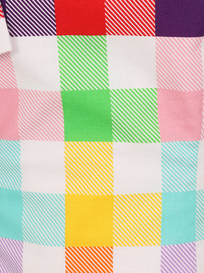 Ylenia Rainbow Gingham Top