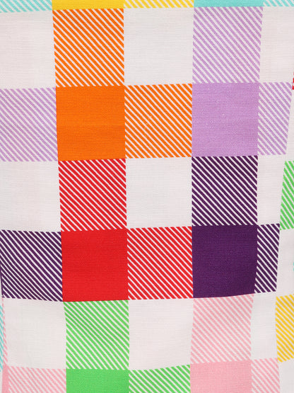 Ylenia Rainbow Gingham Top